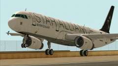 Airbus A321-200 Air New Zealand (Star Alliance) para GTA San Andreas