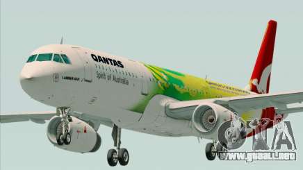 Airbus A321-200 Qantas (Socceroos Livery) para GTA San Andreas