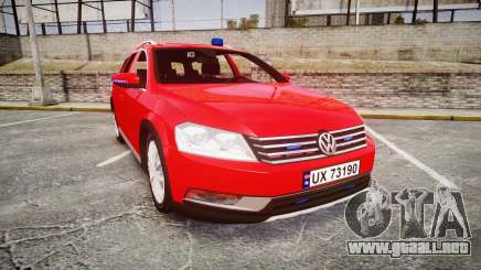 Volkswagen Passat 2014 Unmarked Police para GTA 4