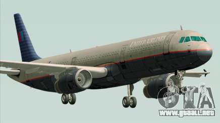 Airbus A321-200 United Airlines para GTA San Andreas