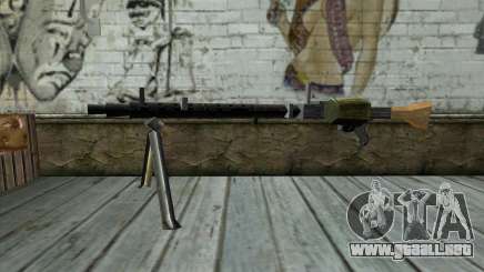 MG-34 from Day of Defeat para GTA San Andreas