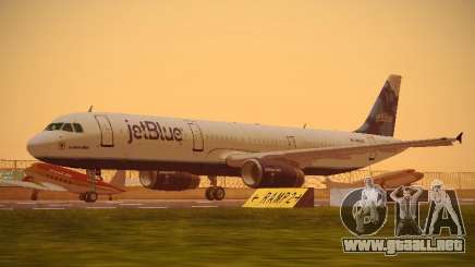 Airbus A321-232 jetBlue La vie en Blue para GTA San Andreas