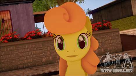 Carrot Top from My Little Pony para GTA San Andreas