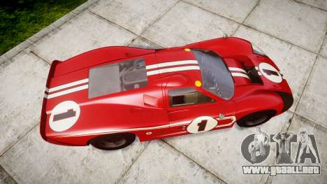 Ford GT40 Mark IV 1967 PJ 1 para GTA 4