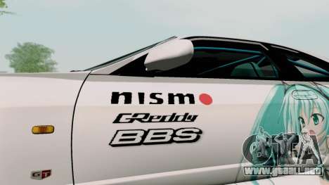 Nissan Skyline GT-R33 para GTA San Andreas