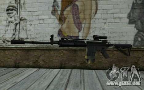 M4A1 from COD Modern Warfare 3 v2 para GTA San Andreas