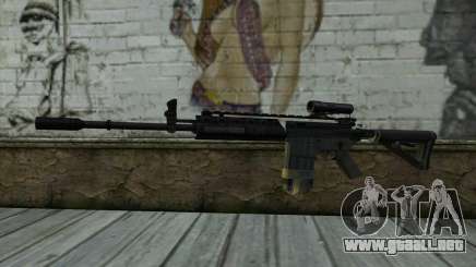 M4A1 from COD Modern Warfare 3 v2 para GTA San Andreas