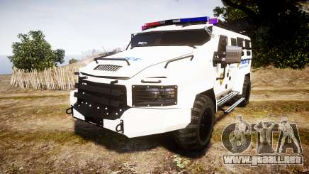 SWAT Van Police Emergency Service para GTA 4