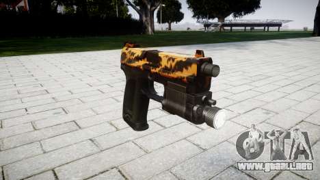 La pistola HK USP 45 tigre para GTA 4