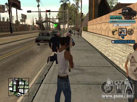 C-HUD Hombre en una Tapa para GTA San Andreas
