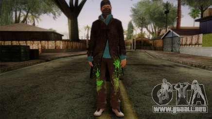 Aiden Pearce from Watch Dogs v3 para GTA San Andreas