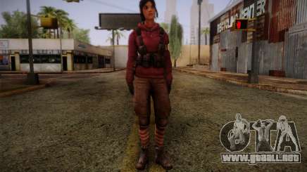 Zoey from Left 4 Dead Beta para GTA San Andreas