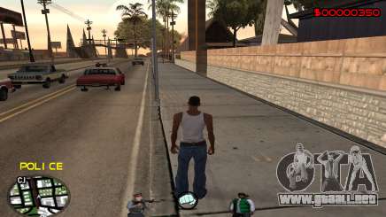 C-HUD Police para GTA San Andreas