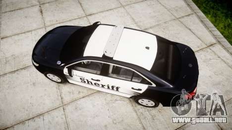 Ford Taurus 2014 Sheriff [ELS] para GTA 4