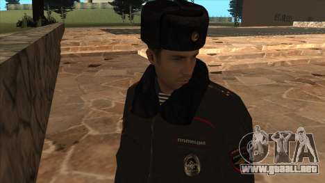 La policía rusa de invierno de la forma para GTA San Andreas