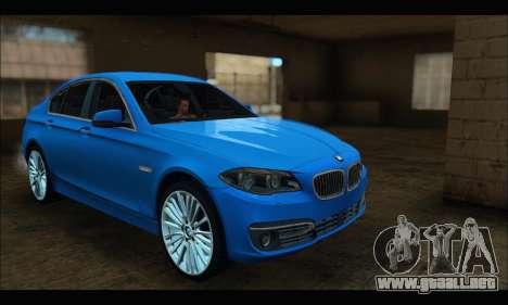 BMW 5 series F10 2014 para GTA San Andreas