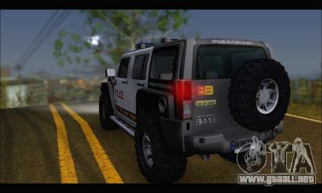 Hummer H3 Police para GTA San Andreas