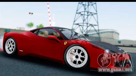 Ferrari 458 Italia Stanced para GTA San Andreas