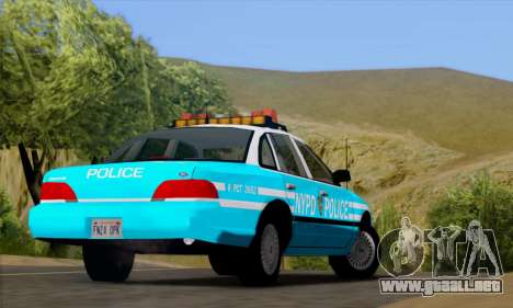 Ford Crown Victoria NYPD Blue para GTA San Andreas