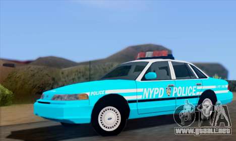 Ford Crown Victoria NYPD Blue para GTA San Andreas