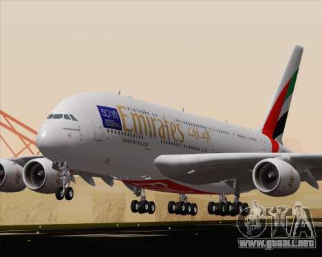 Airbus A380-800 Emirates (A6-EDJ) para GTA San Andreas