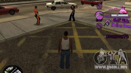 C-HUD Ballas para GTA San Andreas