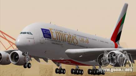 Airbus A380-800 Emirates (A6-EDJ) para GTA San Andreas