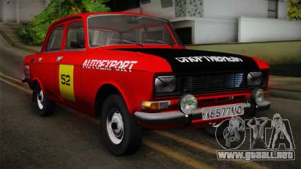 АЗЛК 412 URSS Autosport para GTA San Andreas