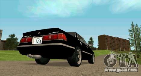 Toyota Mark II 2.5GT TwinTurbo (JZX81) para GTA San Andreas