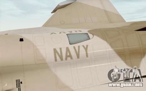 F-16C Fighting Falcon NSAWC Brown para GTA San Andreas