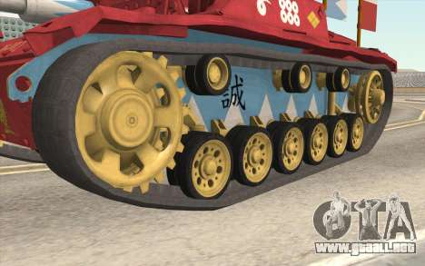 StuG III Ausf. G Girls and Panzer Color Camo para GTA San Andreas