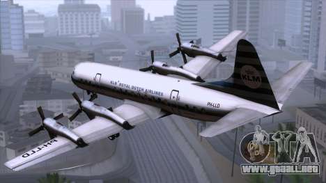 L-188 Electra KLM v2 para GTA San Andreas