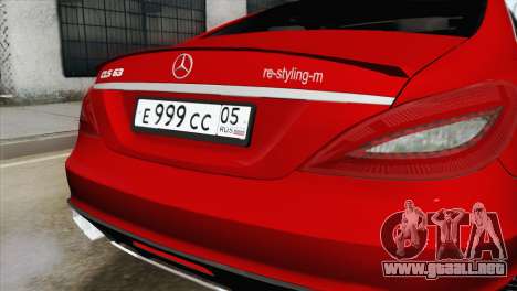 Mercedes-Menz CLS63 AMG para GTA San Andreas