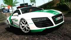 Audi R8 V8 FSI 2014 Dubai Police para GTA San Andreas