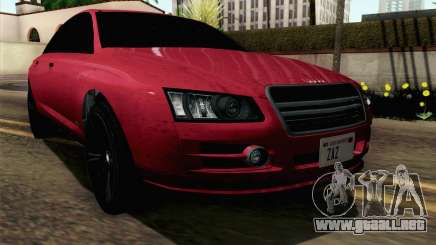 GTA 5 Obey Tailgater v2 SA Style para GTA San Andreas