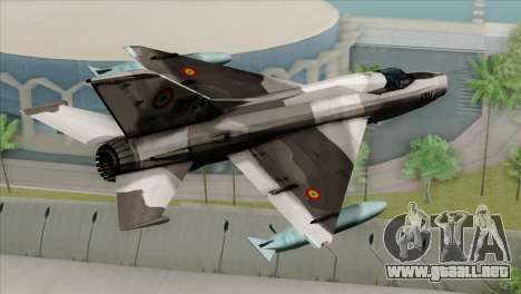 Hawker Hunter F6A para GTA San Andreas