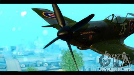 Supermarine Spitfire F MK XVI 318 SQ para GTA San Andreas