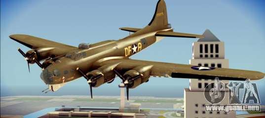 B-17G Flying Fortress Para GTA San Andreas