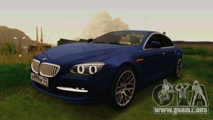 BMW 6 Series Gran Coupe 2014 para GTA San Andreas