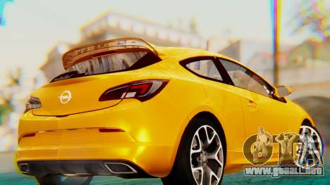 Opel Astra J OPC para GTA San Andreas