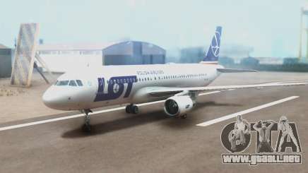 LOT Polish Airlines Airbus A320-200 (New Livery) para GTA San Andreas