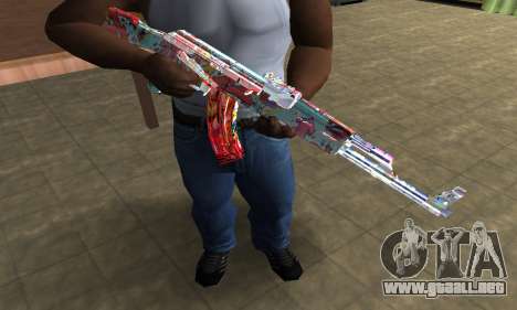 Cool Graf AK-47 para GTA San Andreas