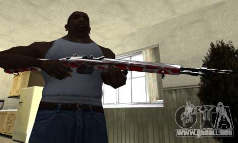 Snake Rifle para GTA San Andreas