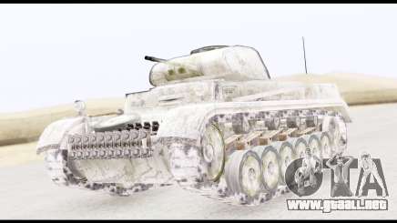 Panzerkampwagen II Snow para GTA San Andreas