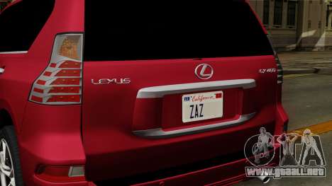 Lexus GX460 2014 v2 para GTA San Andreas