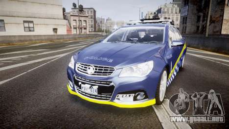 Holden VF Commodore SS Highway Patrol [ELS] v2.0 para GTA 4