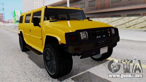 GTA 5 Patriot para GTA San Andreas