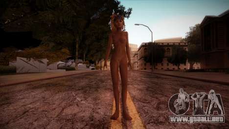 Fantasy X-2 Naked Rikku para GTA San Andreas