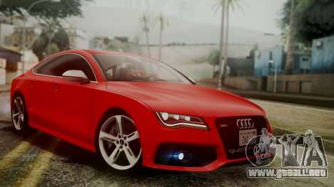 Audi RS7 2014 para GTA San Andreas