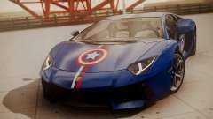 Lamborghini Aventador LP 700-4 Captain America para GTA San Andreas